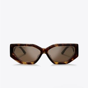 TORY BURCH KIRA GEOMETRIC SUNGLASSES TY9070U